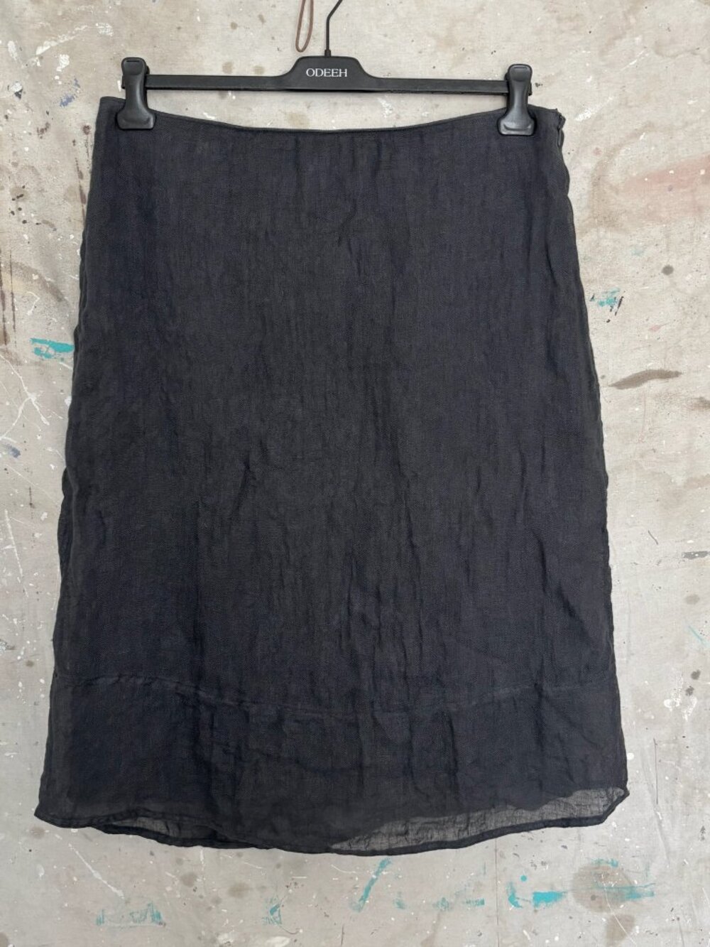 Eileen Fisher Linen Midi Skirt